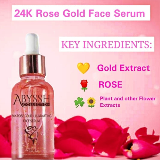 24K Rose Gold Face Serum
